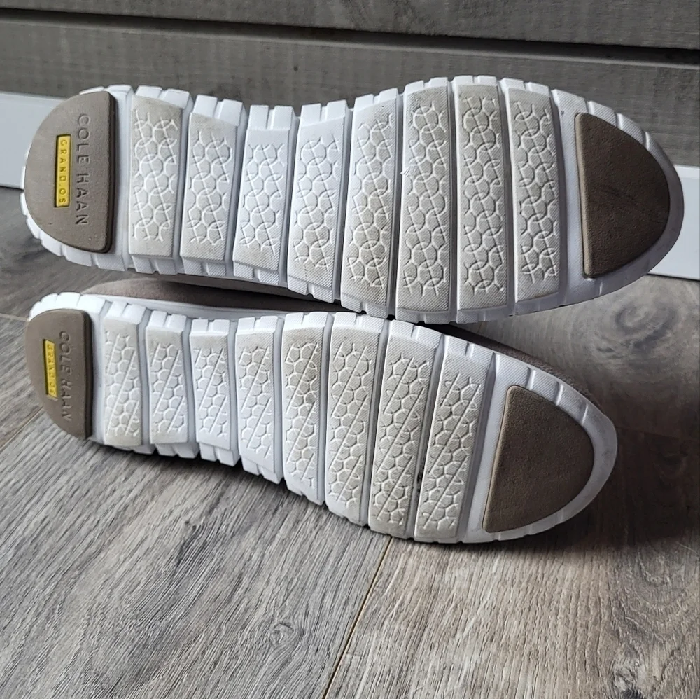 Cole Haan Beige Suede ZERØGRAND Pull-on Waterproof Boots